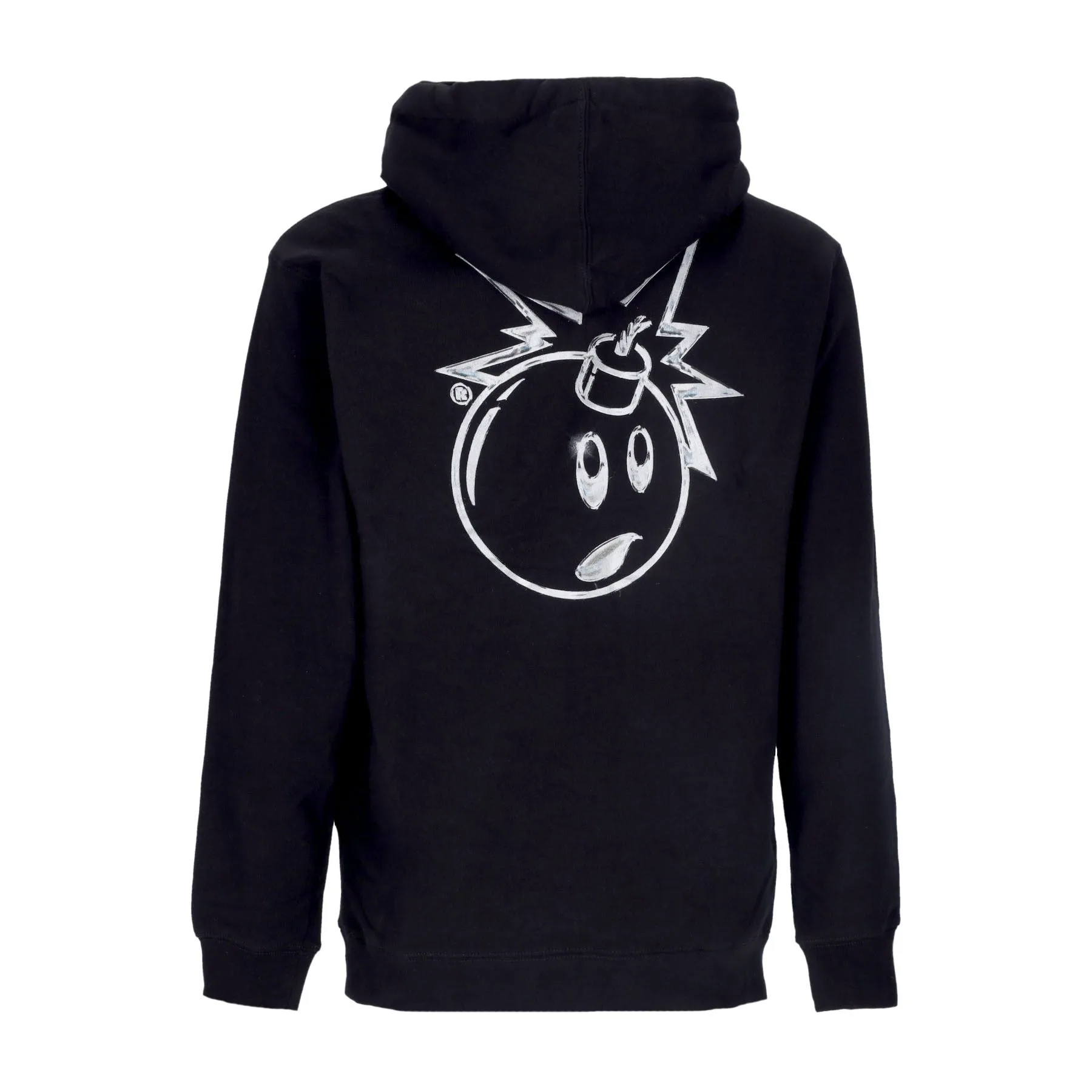 Felpa Cappuccio Uomo Chrome Adam Pullover Black - The Hundreds - FashionsVida