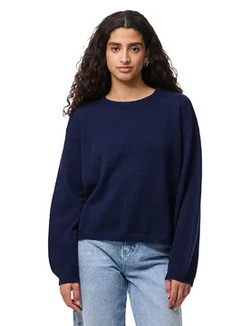 Maglione Ida Maritime Blue XS - Pieces - FashionsVida