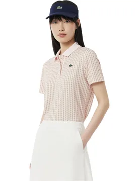 LACOSTE Polo AOP, rosa 38 - Lacoste - FashionsVida
