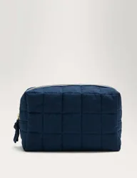 Small Checkerboard Quilted Toiletry Bag No Colour female