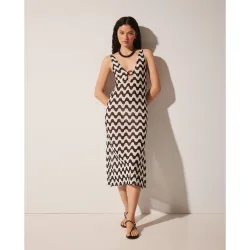 Easy Wear - Vestido zig-zag