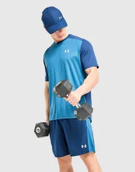Tech Grid T-Shirt - Herren, Blau - male - Size: XXL