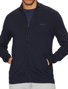 Maglia con zip cardigan blu Farley M5RR04 Z3KI1 G7V2