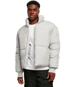 Veste Matelassée Short Big Light Asphalt XL - Urban classics - FashionsVida