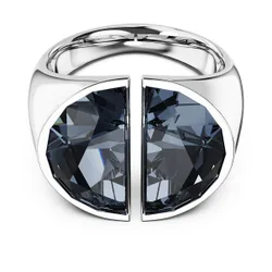 Anello cocktail Lucent, Grigio, Placcato rodio 64