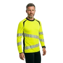 Sweat-shirt Accelerate Safe 19084 Hi-Vis Yellow / Black 5XL