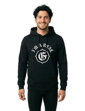 Felpa Con Cappuccio Real G Black XS - Mister TEE - FashionsVida