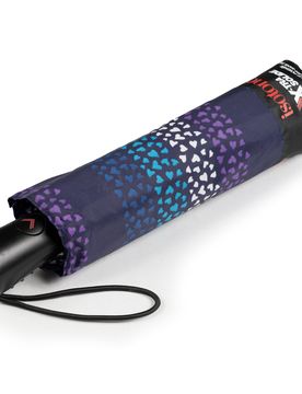 Parapluie X-tra Solide, ultra déperlant, ouverture automatique (MKP) rayure coeur ST adulte