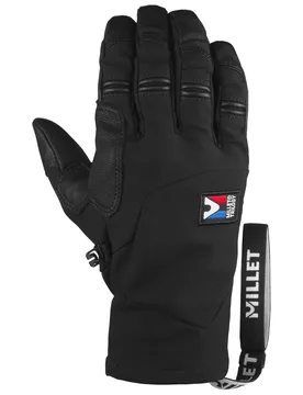 Gants d'alpinisme - Trilogy Icon Wind Glove Black en Cuir - Taille XS - Noir - Millet - FashionsVida