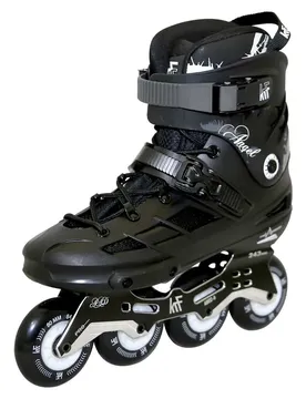 Patins En Ligne Angel 4x80 Black / Black EU 38 Homme