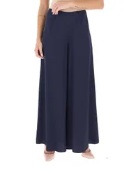 Pantalone a palazzo BLU NAVY M
