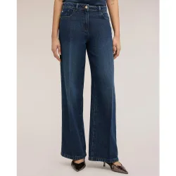 Vaqueros de mujer palazzo wide fit mezcla lyocell
