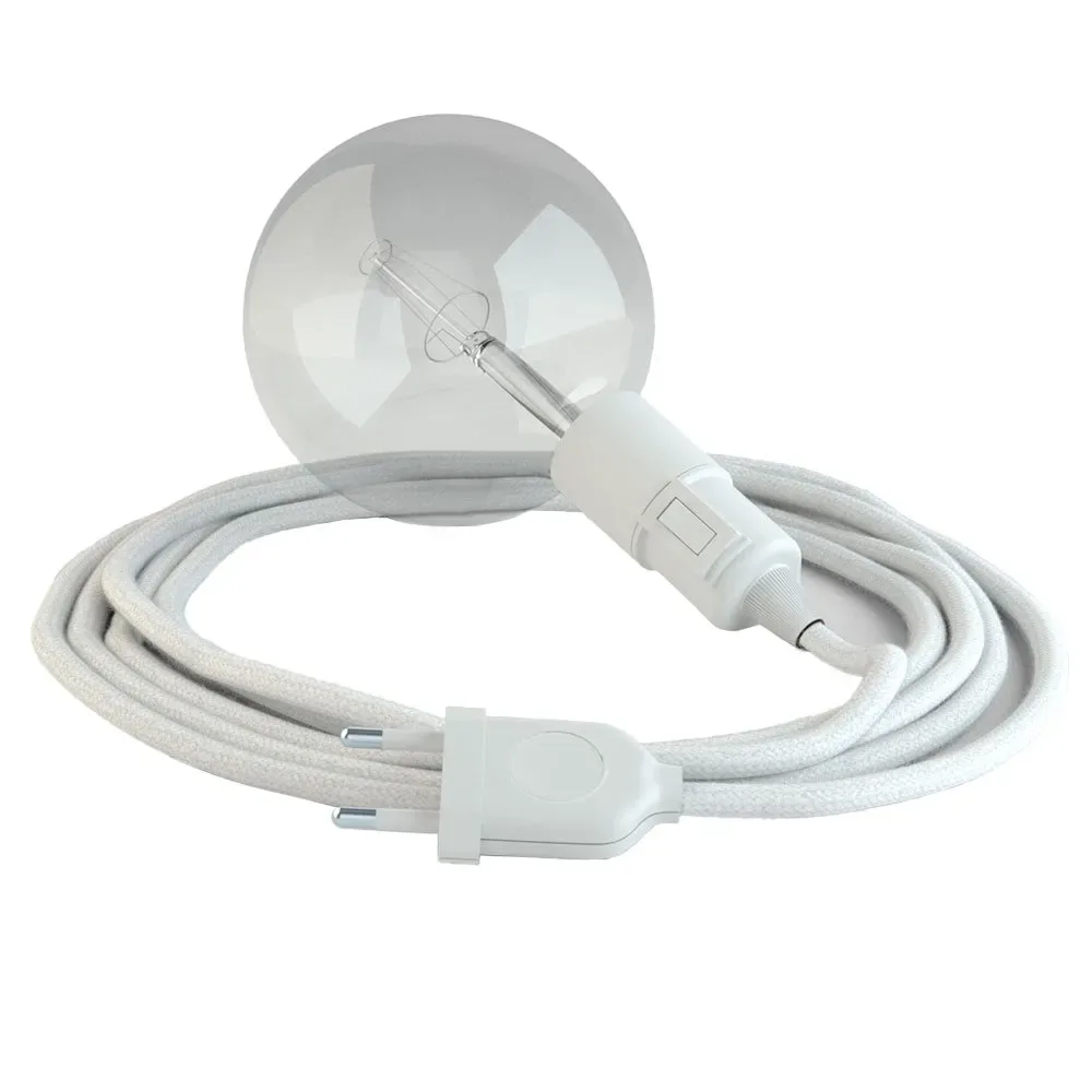 Cables Suspension Luminaire Rc01 5 M White One Size - Creative - FashionsVida