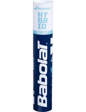 Hybrid Badminton Shuttlecocks 12 Units White 77 - Babolat - FashionsVida