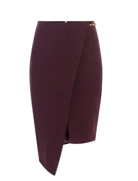 Gonne casual donna - gonna - bordeaux - Elisabetta Franchi - FashionsVida