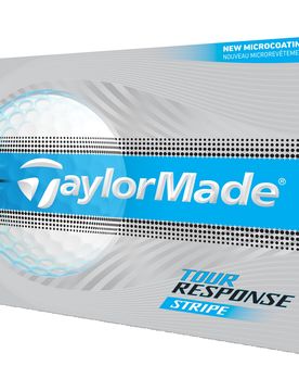 Golfbälle Tour Response Stripe - 12er Pack, blau