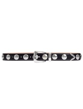 Stylish 3cm Adjustable Women's Belt with Studded Metal Details