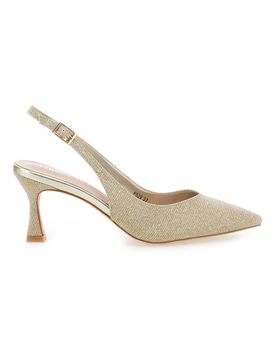 Décolleté Slingback Oro a Punta P529 36