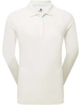 Polo ThermoSeries, langarm, creme s - FootJoy - FashionsVida