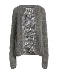 Strickjacke Damen Grau S/M Damen