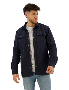 Camicia Overshirt Canvas Workwear Midnight Navy S