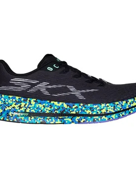 Go Run Razor 5 Running Shoes Black Textile / Multi Trim UK 7.5 Men - Skechers - FashionsVida