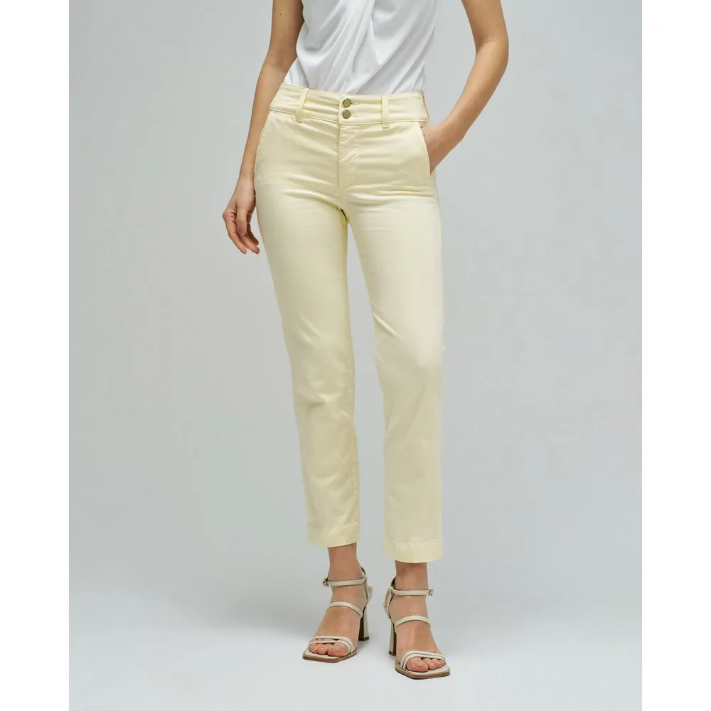 Vaqueros secret chino push in cropped slim de mujer - Salsa Jeans - FashionsVida