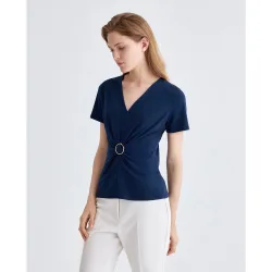 Camiseta de mujer lisa manga corta
