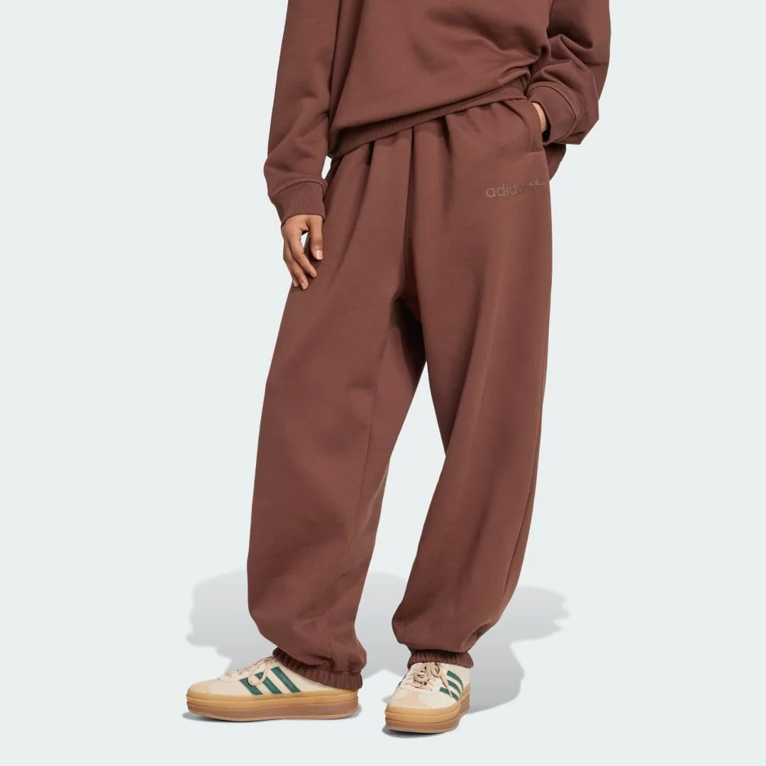 Pantaloni jogger Essentials Linear Oversized XL Auburn - Adidas - FashionsVida
