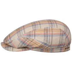 Orsley Driver Linen Flat Cap by - mixed colours - Size: L (58-59 cm)