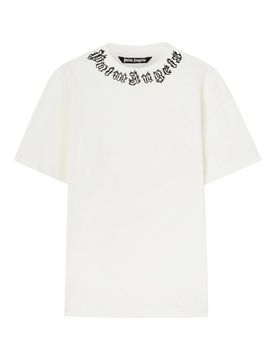 Palm Angels Neck Logo Tee