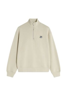 Maison Kitsuné Men's Comfort Half Zip Sweatshirt