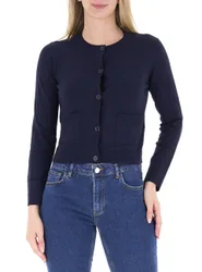 Cardigan girocollo BLU NAVY S