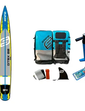 Ensemble De Paddle Surf Gonflable Gtsx 22 4p17´0´´ Light Blue / Yellow 518.2 cm unisex