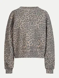 Cropped Sweatshirt Christy Peached Leo Mehrfarbig M