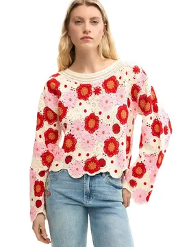 Damen Pullover Beige 514685