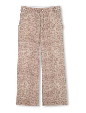 Pantaloni Con Stampa Leopardata