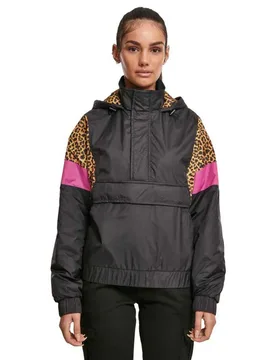Giacca Aop Mixed Black / Leo 2XL - Urban classics - FashionsVida
