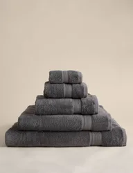 Super Soft Pure Cotton Towel Charcoal Mix