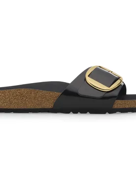 Madrid Big Buckle High Shine Black 37 Damen - Birkenstock - FashionsVida
