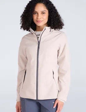 Vancouver II Womens Waterproof Jacket - Beige - Beige - Size: 22 - Mountain Warehouse - FashionsVida