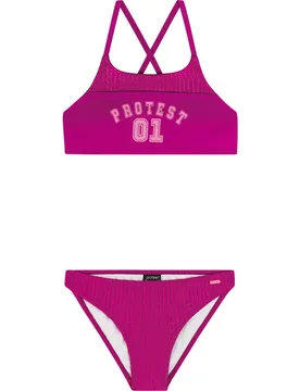 Bikini Waw Punch Pink 104 cm Fille - Protest - FashionsVida
