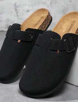 Nuevas zapatillas tipo slip-on para mujer, zapatos mule casuales con correa ajustable - Shein - FashionsVida