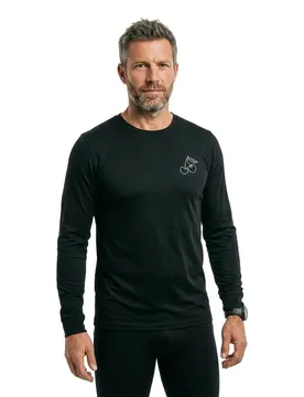 T-shirt à Manches Longues Cherry Black 2XL
