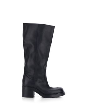 Stivali in pelle NERO 36