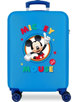 Maleta de cabina infantil Circle Mickey rígida con capacidad de 34L - Disney - FashionsVida