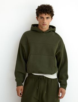 Sweat À Capuche M Vert