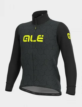 Giubbino invernale ciclismo SOLID CROSS nero-grigio - ALE' - FashionsVida