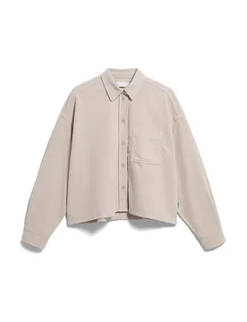 Bluse Oversized Fit NALAANI creme L damen - Armedangels - FashionsVida