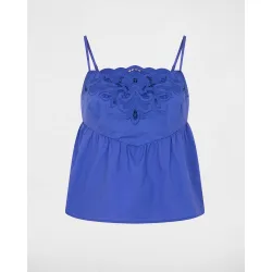 Top de mujer bordado tirantes finos